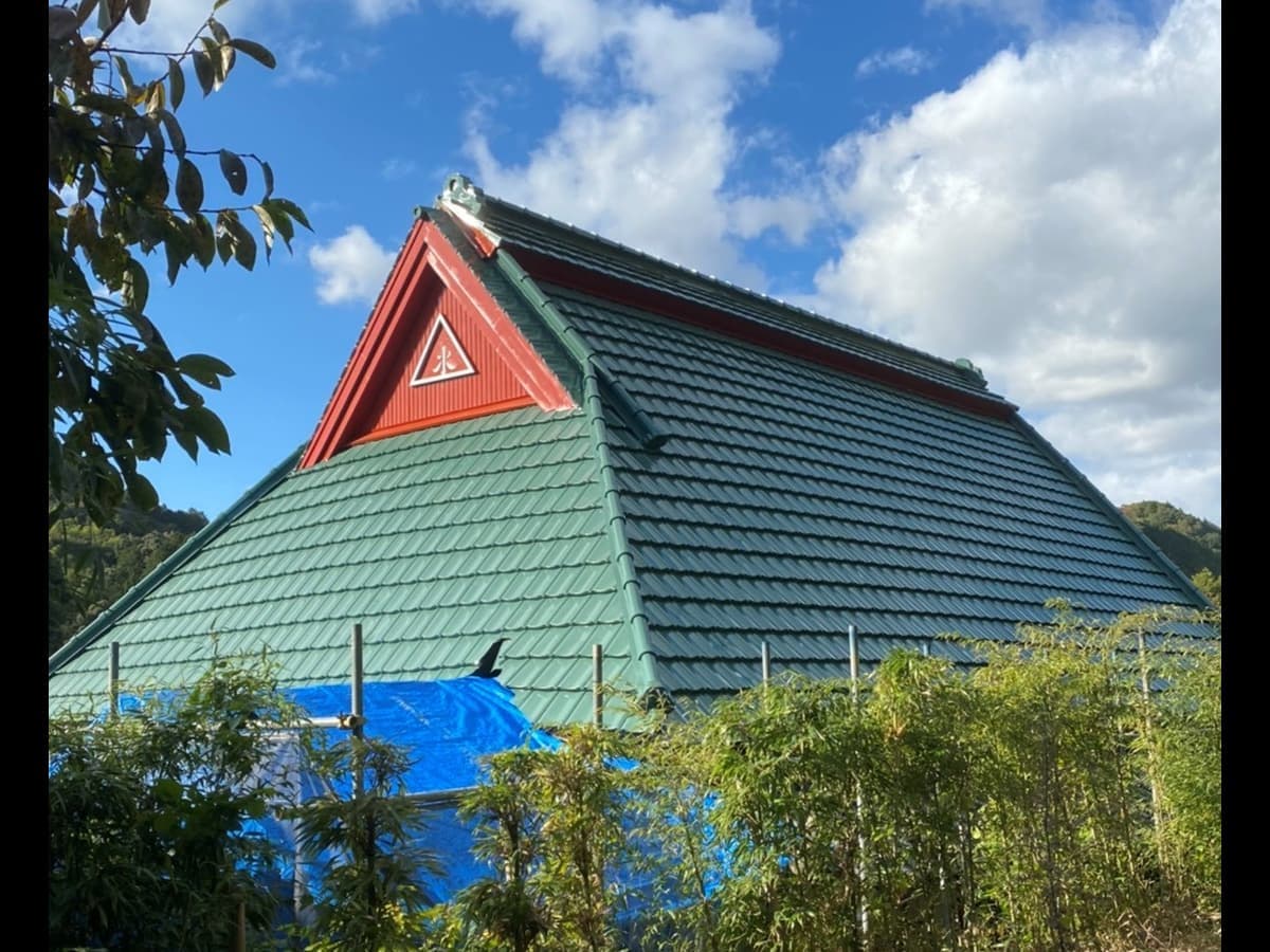 大阪府岸和田市　屋根　施工後